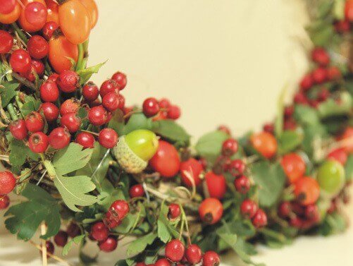 Türkranz grün und rot bei floristweb